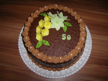 Polopenová torta na 50-tku